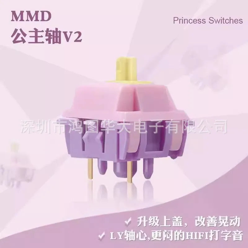 MMD Princess linear mechanical keyboard switch body for custom keyboard builds