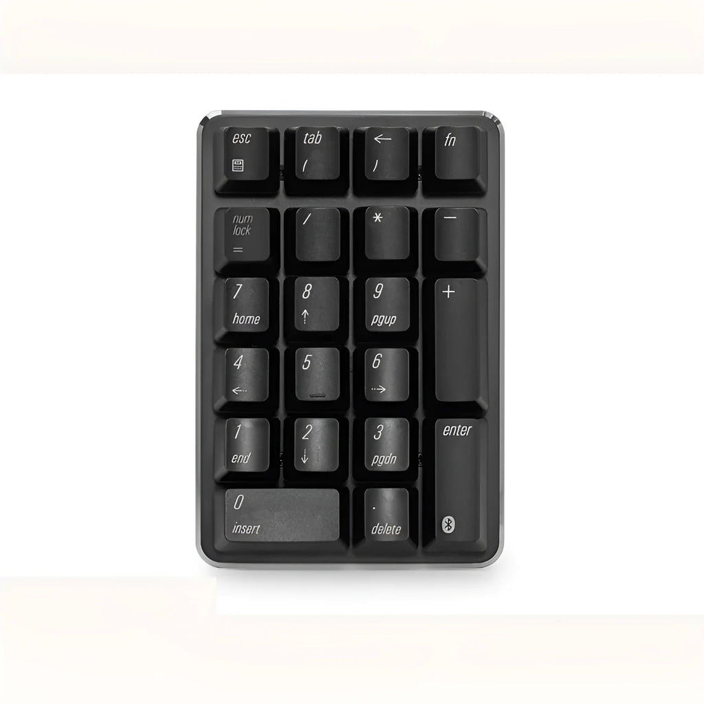 Magic Egg Bluetooth wireless mechanical numeric keypad with red shaft keys and compact plastic body