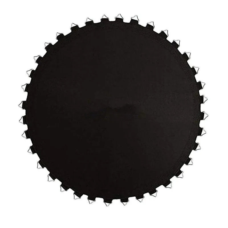 Large round elastic bungee cloth for trampolines with multiple button attachments