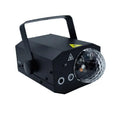 Black LED laser magic fan projection lamp with red and green laser lights for KTV and stage use