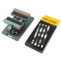 Mobile phone repair fixture tool with silicone grips and adjustable clamp for disassembly.