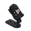 Black wireless wifi security camera with LCD screen and optical zoom lens