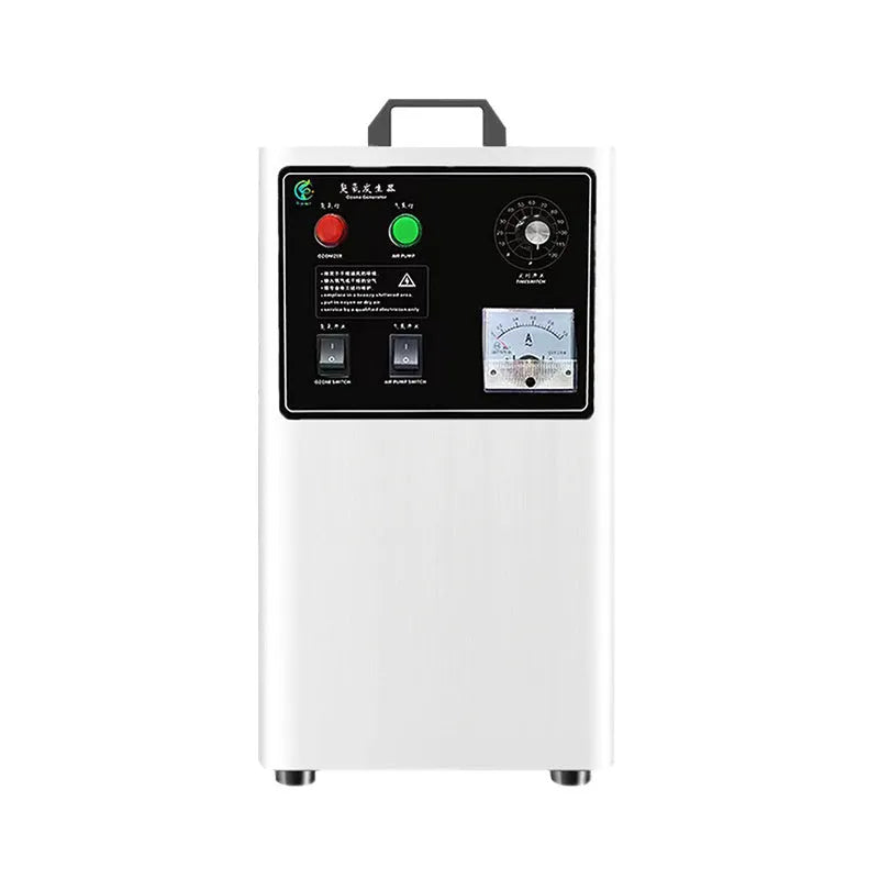 Fruit and vegetable ozone generator machine in white or stainless steel with 20g/h output