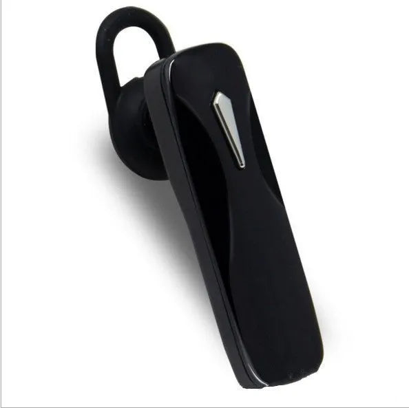 M163 car Bluetooth headset in black and white colour options showing control buttons