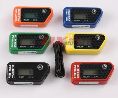 Black YSDS waterproof LCD maintenance timer for engines