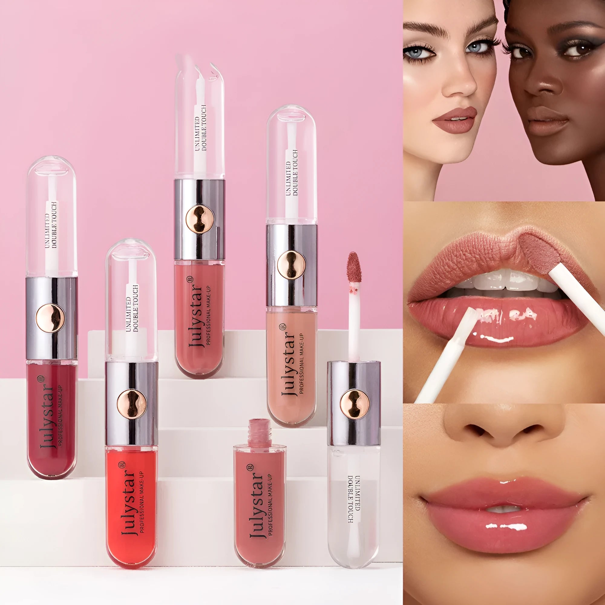 Women's lasting colour moisturising lip gloss in choice of nine shades, 6ml size.