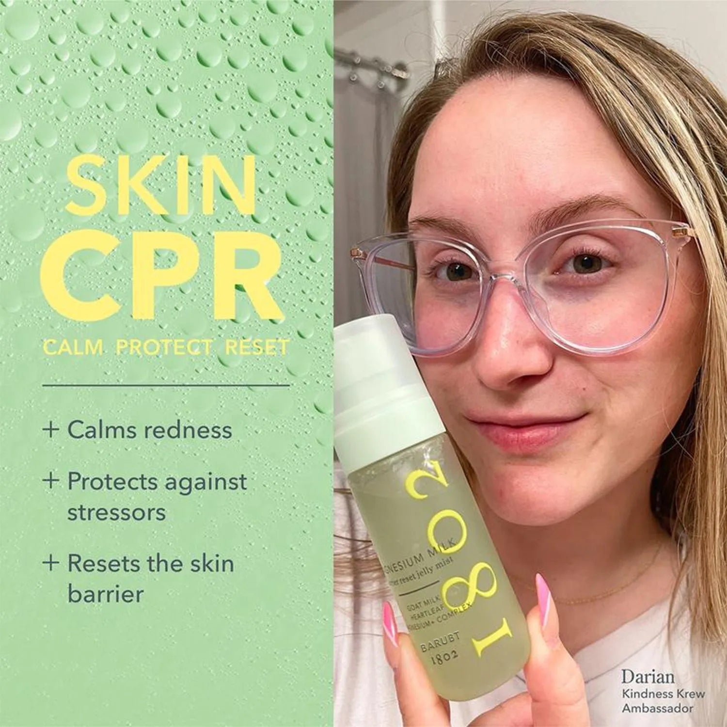 Wet Spray Wet Compress Soothing And Hydrating toner bottle for ladies with universal skin types in standard specification