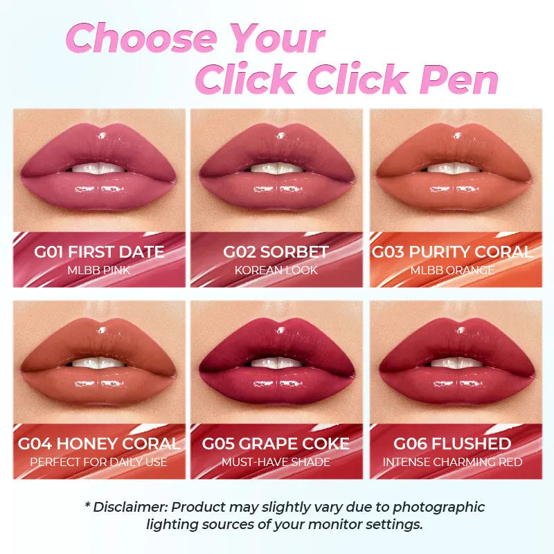 Waterproof moisturising lipstick in six matte shades with 1.8g net content