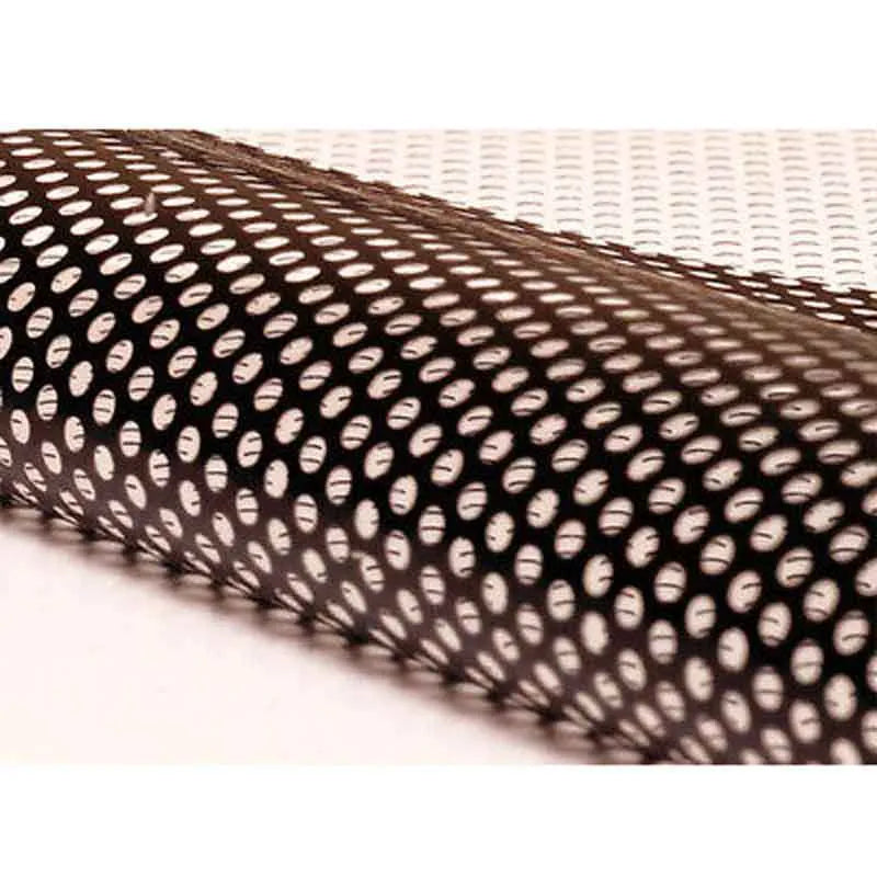 Perforated plastic automotive colour changing film showing mesh pattern with 30x106cm dimensions