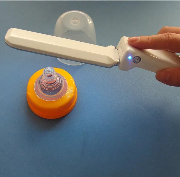 UV disinfection stick with rotating germicidal rod lamp tube in modern simple style, plastic body