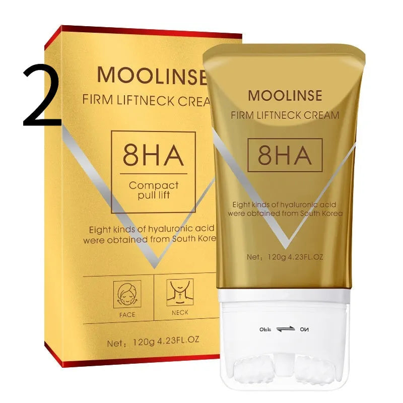 Neck cream moisturising beauty massage cream for dry skin with applicator
