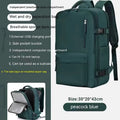 Waterproof nylon mummy backpack in a choice of colours including black, mint green, and pink.