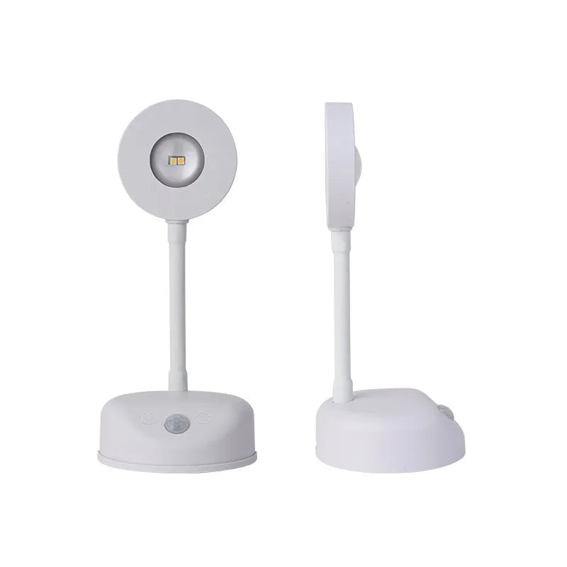 Rechargeable geometric design wall spotlight in white or black with remote control