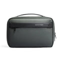 Oxford cloth wet dry separation storage bag in graphite grey with sewing line details