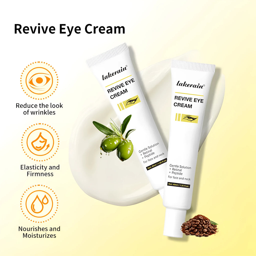 40ml retinol eye cream bottle for dark circles and fine lines treatment
