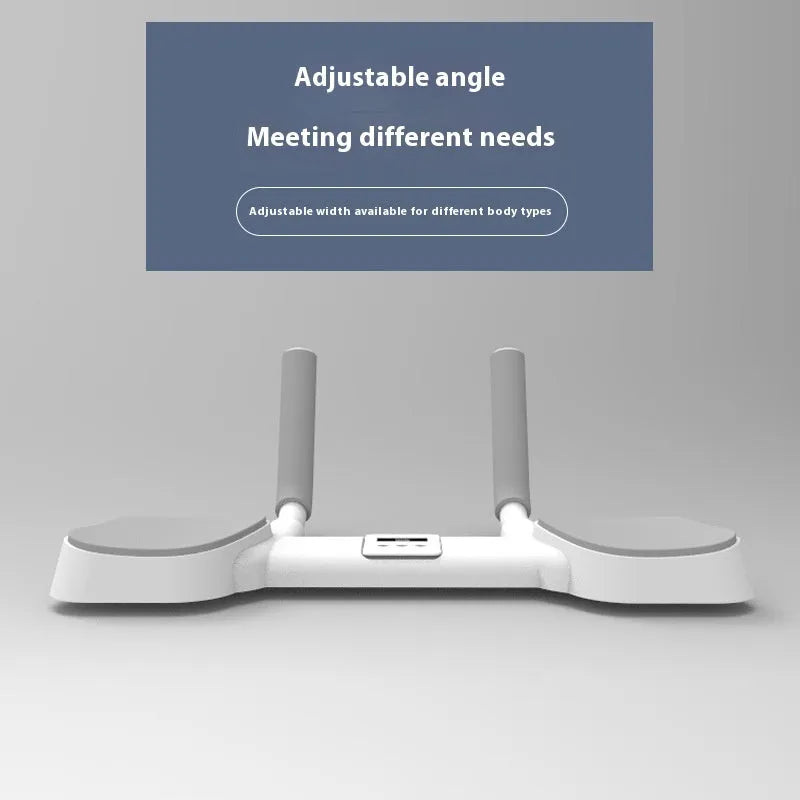 White flat support trainer with alloy aluminium frame and adjustable tension for home fitness