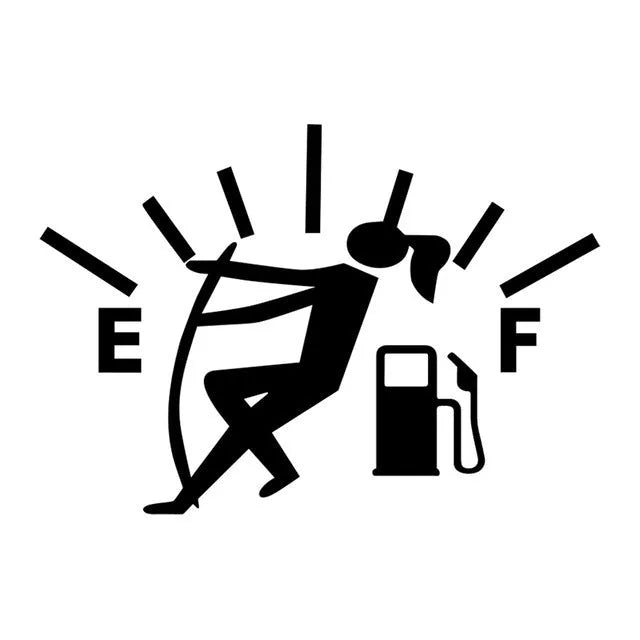 EF tank identification car sticker 12x9cm film material strong adhesive body sticker in colour options
