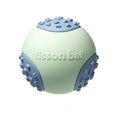Green and pink 64mm washable rolling ball dog toy for small medium breeds