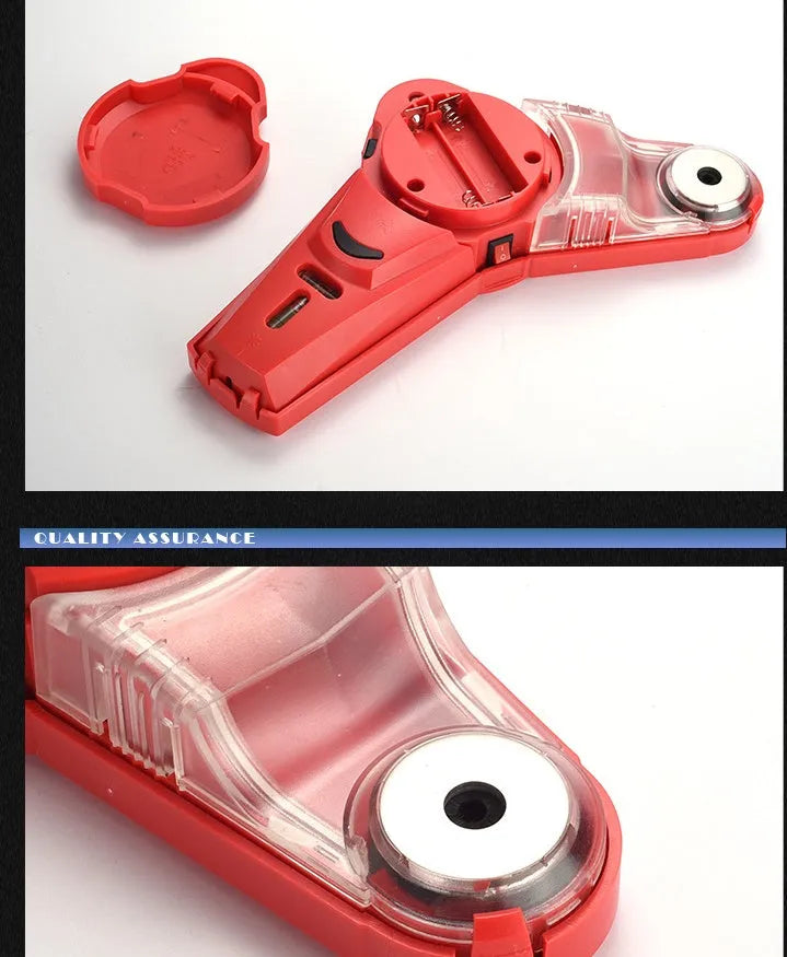 Portable red infrared laser level tool for woodworking with punching positioning function.