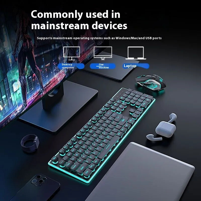 Wireless Bluetooth keyboard with backlit keys in Cherry Blossom Pink colour option