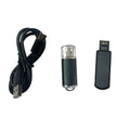 Black aluminium alloy and ABS USB adapter for Nintendo Switch with Ethernet port.