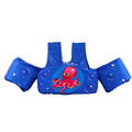 Children's swimsuit with extended arm swimming ring in colourful cartoon designs