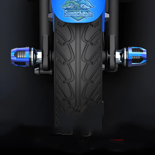 Aluminium alloy fork cup pair in blue, gold, orange, red, silver, black or green for motorcycle electric car front axle