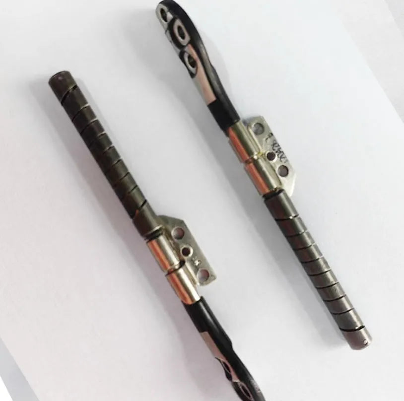 Grey metallic screen rotating shaft for MacBook Pro 15-inch A1286 laptop hinge repair