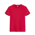 High-end round neck short sleeve fitness sportswear in slim fit nylon spandex pullover style