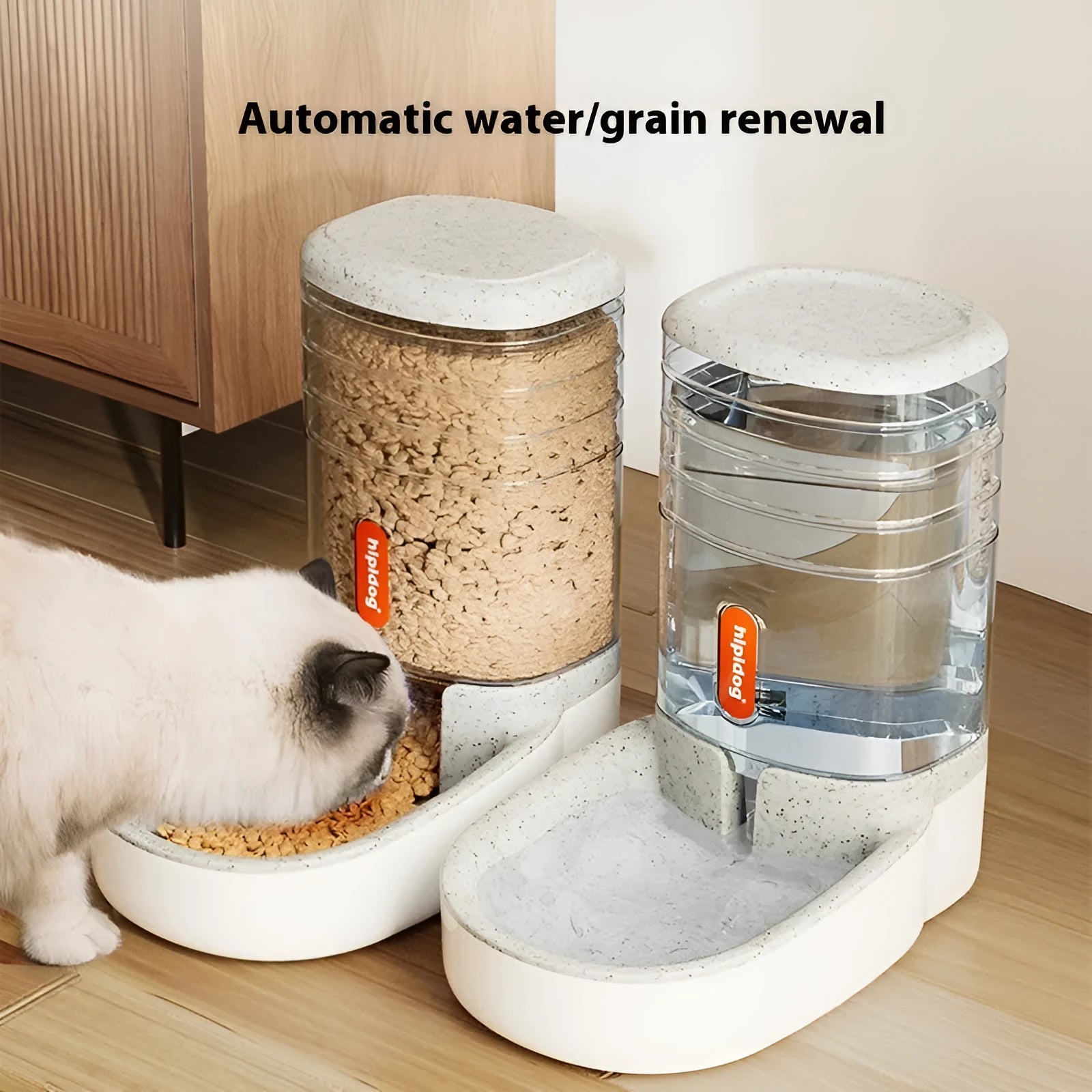 Second generation 3.8L automatic pet water fountain feeder in blue, green, grey or pink colours