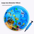 PVC inflatable pet cooling water bed mattress in dolphin and shark designs