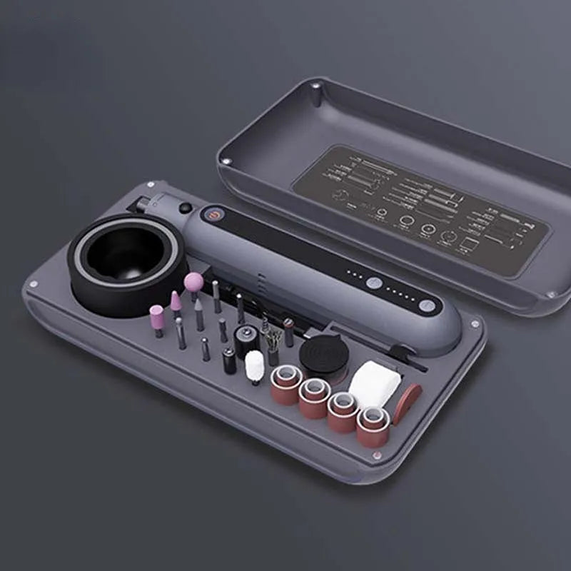 64W mini electric polishing and cutting machine set with lithium battery