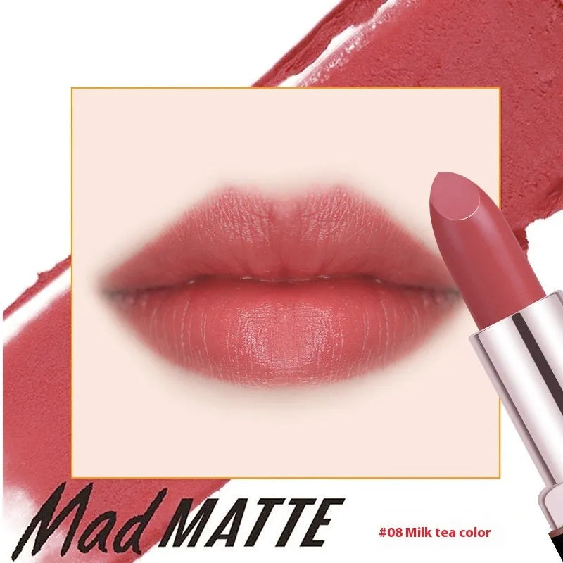 Fey Beauty moisturising lipstick in cameo brown and milk tea shades with 3.8g content