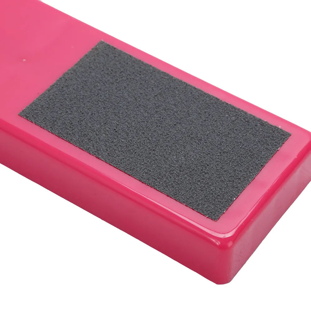 Pink and white ballet instep foot trainer for rotation and flexibility exercise.