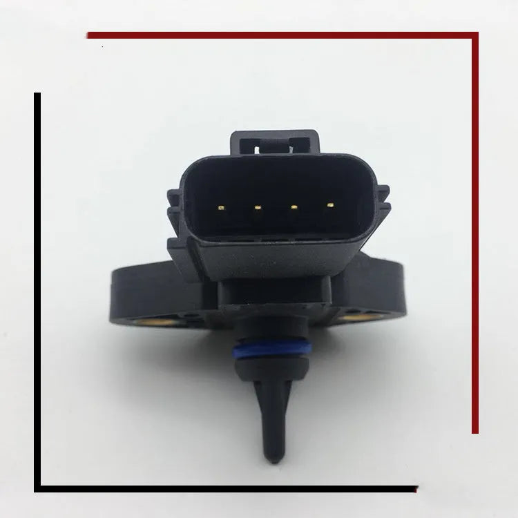 Black intake pressure sensor for Ford and Lincoln vehicle replacement