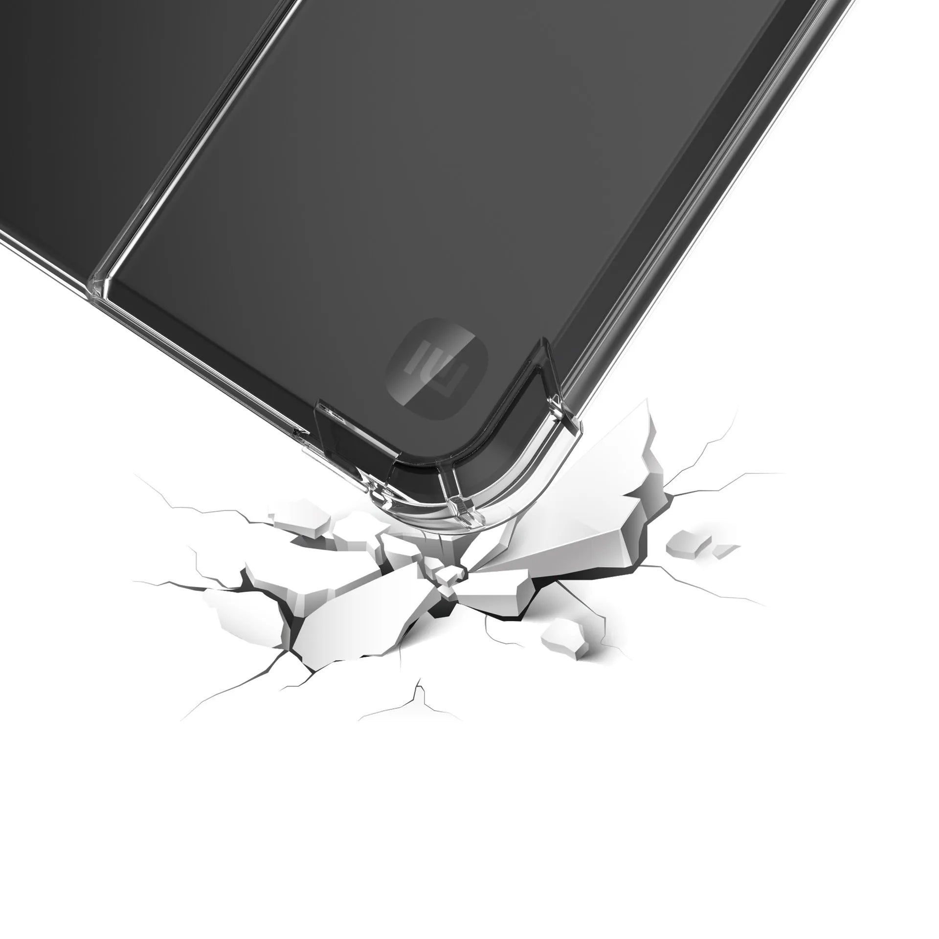 Transparent airbag protective phone case for 7-inch e-book readers with TPU shockproof construction