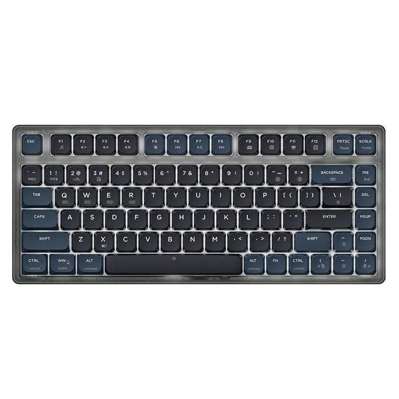 Ajazz AK832PRO mechanical keyboard with compact 81-key layout and RGB backlighting