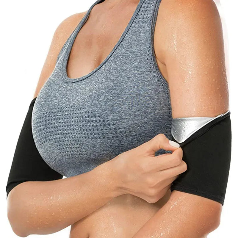 Arm band sports sweatband hand guard showing multiple colour and size options