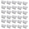 60-piece automobile plastic nails and buckles in D318 colour for automotive trim fastening