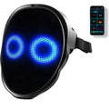 Full colour LED luminous face mask with gesture control and rechargeable battery for Halloween parties