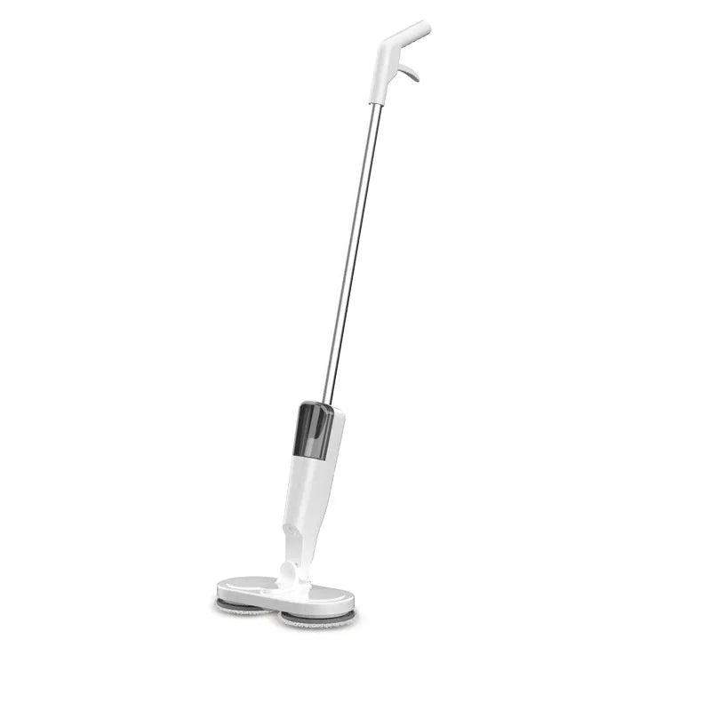 Lazy Wireless Home Sweeping and Mopping All-in-One Machine in S5 Green colour on a hardwood floor.