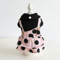 Casual couple lapel shoulder strap dog clothes in cloth available in sizes XS to XL