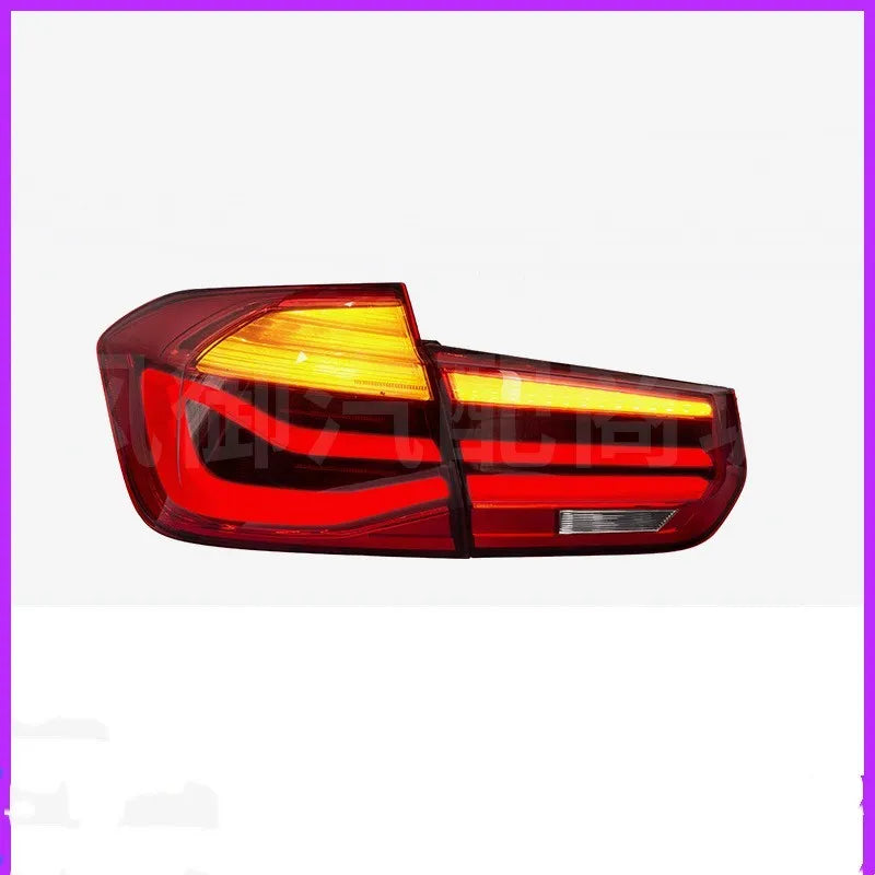 BMW 3 Series replacement tail light assembly with LED streamer lights in red or smoked black finish.