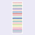 Colourful cartoon sticky note pad with plastic storage box measuring 90x248mm
