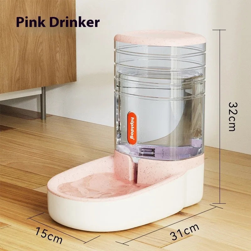 Second generation 3.8L automatic pet water fountain feeder in blue, green, grey or pink colours