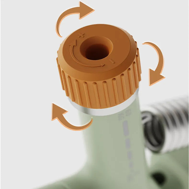 Adjustable hand grip exerciser in ABS plastic shown in various colours including ivory white and dark black.