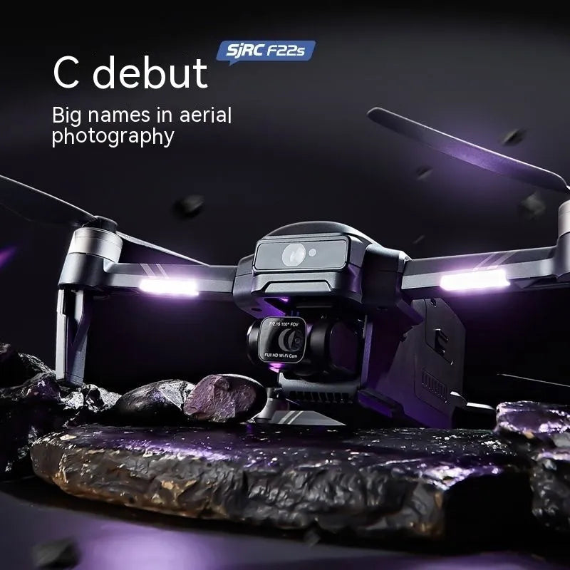 F22S obstacle avoidance drone unfolded with HD camera and GPS positioning