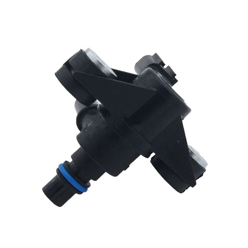 Black ABS turbo boost solenoid valve for Ford, part number AU5A-9G866-AB, shown against a white background.