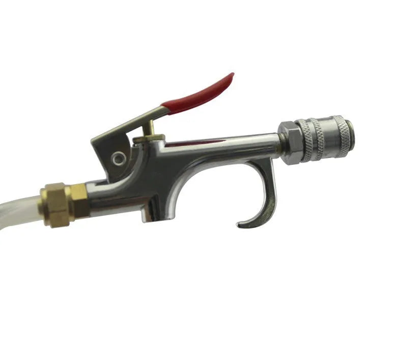 Pneumatic automatic transmission oil changer with 10L or 6L tank and 220W power unit for garage fluid exchange.