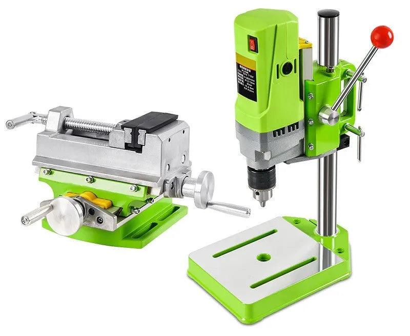 Mini bench drill milling machine with 220V power supply for benchtop workshop drilling applications